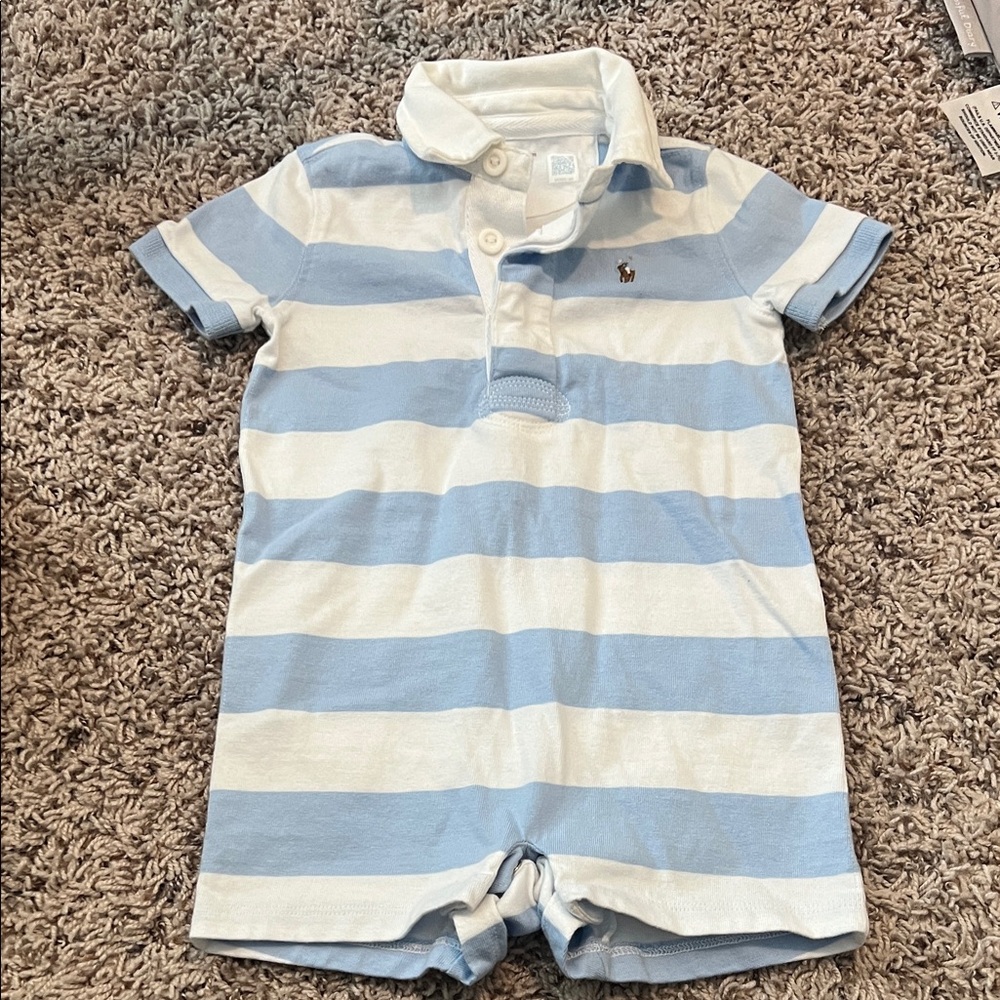 Ralph Lauren Cream Polo Romper